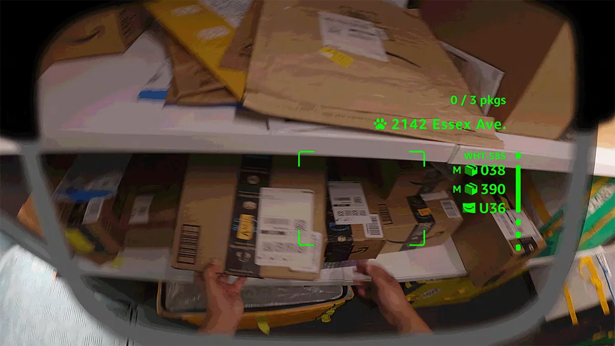 Amazon Brille scannt